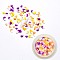 Handmade Polymer Clay Nail Art Decoration Accessories, Petal, Mixed Color, 5~7.5x4~6x0.3~1mm, 3color, 1g/color, 3g