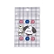 Rectangle Plastic Packaging Zip Lock Bags, with Cartoon Animal Pattern, Top Self Seal Pouches, Dog, 12x7.5x0.15cm, Unilateral Thickness: 2.5 Mil(0.065mm)