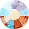 Preciosa&reg MAXIMA Crystal No Hotfix Flatback Stones, Czech Crystal, Dura Foiling, Round(438 11 615 Chaton Rose), 90040 200 Hyacinth AB, SS10(2.7~2.9mm)