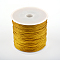 Nylon Thread, Dark Goldenrod, 1mm, about 87.48 yards(80m)/roll