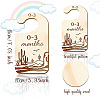 Wood Baby Closet Size Dividers AJEW-WH0352-008-2