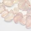 Natural Rose Quartz Strands G-K202-16-3