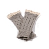 Acrylic Fiber Yarn Knitting Fingerless Gloves COHT-PW0002-50G-1