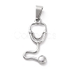 Non-Tarnish 304 Stainless Steel Pendants STAS-G261-03P-2