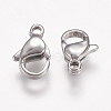 304 Stainless Steel Lobster Claw Clasps STAS-P185-11-P-2