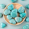 Natural Amazonite Heart Palm Stones PW-WG21258-01-1