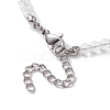 Acrylic Beaded Kids Necklaces NJEW-JN04707-01-5