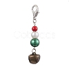 Christmas Iron Bell Pendant Decoration HJEW-JM02347-1