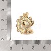 Brass Micro Pave Colorful Cubic Zirconia Pendants KK-E111-34B-G-3