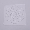 Matte PP Plastic Drawing Scale Template DIY-WH0210-47-1