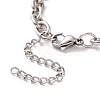 304 Stainless Steel Cable Chain Bracelet for Men Women BJEW-E031-01P-01-3