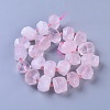 Natural Rose Quartz Beads Strands G-F653-17-2