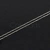 Rhodium Plated Sterling Silver Necklaces X-STER-M034-32A-3