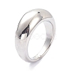 Tarnish Resistant 304 Stainless Steel Finger Rings RJEW-F115-04C-P-3