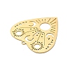 Pierced Brass Pendants KK-G441-13G-2