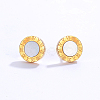 304 Stainless Steel Stud Earrings for Women YW6838-01-1