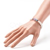 Handmade Polymer Clay Beads Stretch Bracelets BJEW-JB06490-02-3