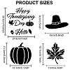 MAYJOYDIY US 1 Set Autumn Theme PET Hollow Out Drawing Painting Stencils DIY-MA0001-58-2