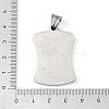 304 Stainless Steel Pendants STAS-O008-01A-3