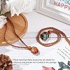 Adjustable Braided Waxed Cord Macrame Pouch Necklace Making NJEW-I243-A03-5