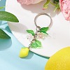 Fruits & Leaf Acrylic Pendant Keychain KEYC-JKC00680-03-3