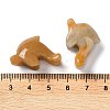 Natural Topaz Jade Carved Healing Dolphin Figurines G-B062-01D-3