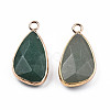 Natural Green Aventurine Pendants G-N326-136-02-1