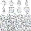 Fingerinspire 80Pcs 8 Style Acrylic Sew on Rhinestone OACR-FG0001-17-1