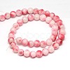 Natural Persian Jade Beads Strands G-G597-6mm-XTH-01-2