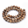Natural Picture Jasper Beads Strands X-G-S259-27-6mm-2