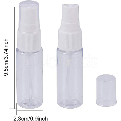 PET Plastic Refillable Lotion Perfume Pump Spray Bottle and 2ml Disposable Plastic Dropper MRMJ-BC0001-13-1