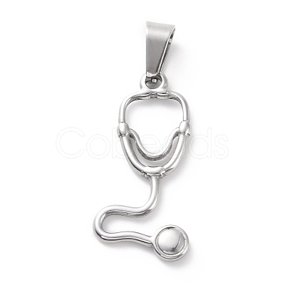 Non-Tarnish 304 Stainless Steel Pendants STAS-G261-03P-1