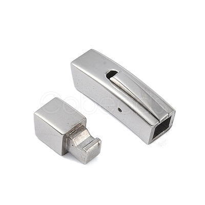 Non-Tarnish 316 Stainless Steel Bayonet Clasps STAS-K282-08B-P-1