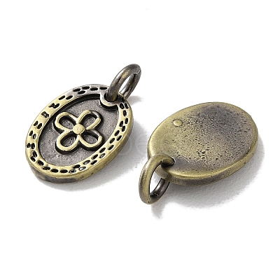 Tibetan Style Brass Pendants KK-M284-31AB-1