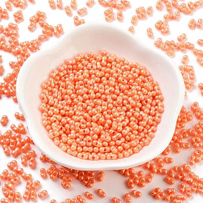 Opaque Colours Glass Seed Beads SEED-A033-06D-1