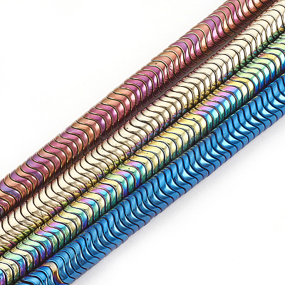 Electroplate Non-magnetic Synthetic Hematite Beads Strands G-T061-177-1