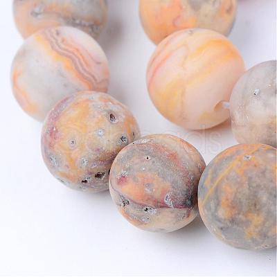 Natural Crazy Lace Agate Beads Strands G-Q462-10mm-12-1