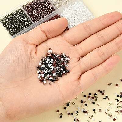 4500Pcs 6 Style 12/0 Glass Seed Beads SEED-YW0001-27E-1