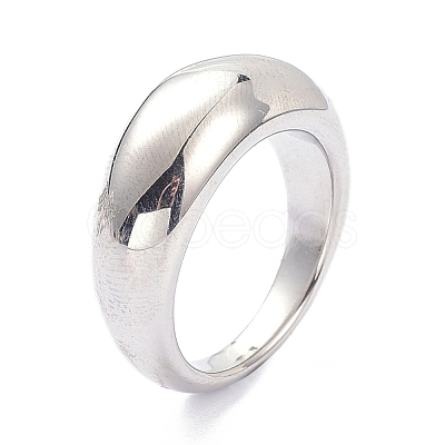 Tarnish Resistant 304 Stainless Steel Finger Rings RJEW-F115-04C-P-1