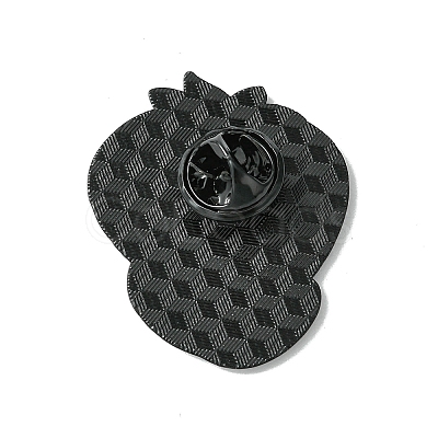 Black Alloy Brooches JEWB-G036-09C-1