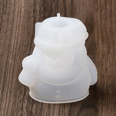 3D Christmas  DIY Candle Holder Silicone Statue Molds DIY-F144-04D-1