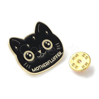 Black Cat Enamel Pins JEWB-P031-C03-1