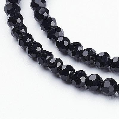 Transparent Glass Bead Strands GF4mmC27-1