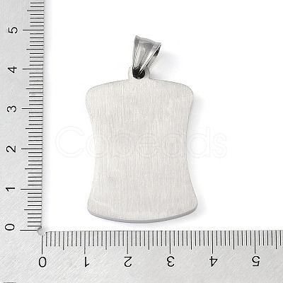 304 Stainless Steel Pendants STAS-O008-01A-1