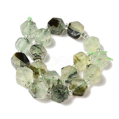 Natural Prehnite Beads Strands G-P534-A01-01-1