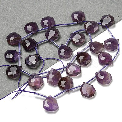 Natural Amethyst Beads Strands G-P544-C01-01-1