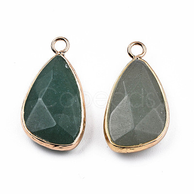 Natural Green Aventurine Pendants G-N326-136-02-1