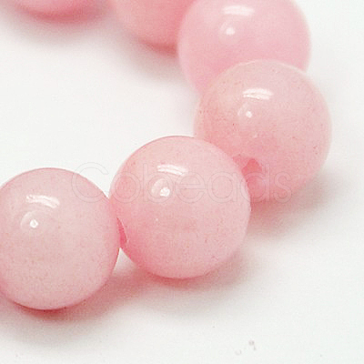 Natural Mashan Jade Round Beads Strands X-G-D263-8mm-XS02-1