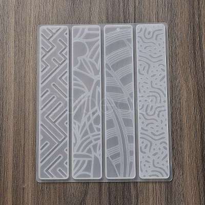 Rectangle DIY Bookmark Silicone Molds DIY-G113-01A-1