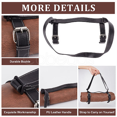 PU Leather Blanket Strap AJEW-WH0042-95-1